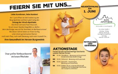 Eröffnung Burg Apotheke am 01.06.2022